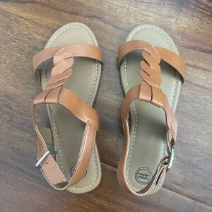 Wonder Nation Tan Kids Sandals
